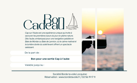Bon cadeau - Cap à l'aube 