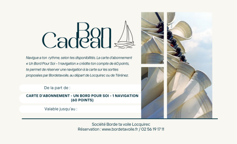 Carte d'abonnement - Un bord pour soi - 1 Navigation (60 POINTS)