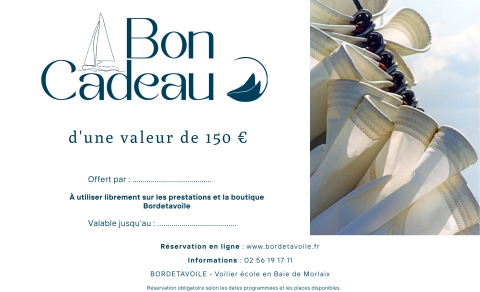 Bon cadeau – Valeur 150 €